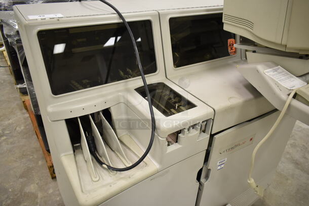 Ortho Vitros 250 Chemistry Analyzer System w/ TVM Low Radiation Color Monitor on Stand. Was In Working Condition When Class Ended. (Main Building) - Image 7 of 10