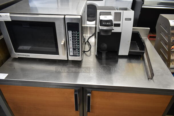 Duke RUF-48 Stainless Steel Commercial 2 Door Work Top Cooler w/ Wood Pattern Doors. 120 Volts, 1 Phase. Tested and Powers On But Does Not Get Cold - Image 2 of 7
