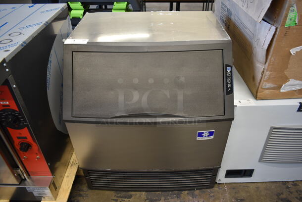 BRAND NEW SCRATCH AND DENT! 2023 Manitowoc UDF0310A-161B Stainless Steel Commercial Undercounter Self Contained Ice Machine. 115 Volts, 1 Phase.   - Image 1 of 9