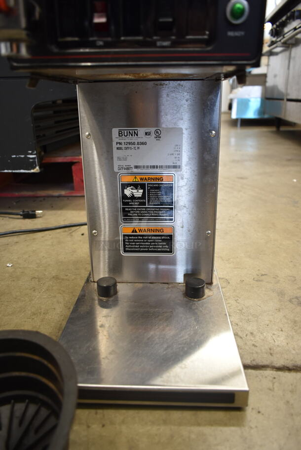 2010 Bunn CWTF15-TC Stainless Steel Commercial Countertop Coffee Machine w/ Hot Water Dispenser and Poly Brew Basket. 120 Volts, 1 Phase. - Image 5 of 6