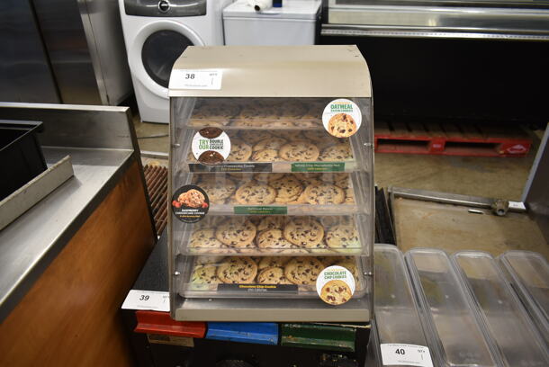 Metal Commercial Countertop Cookie Display Case. - Image 1 of 5