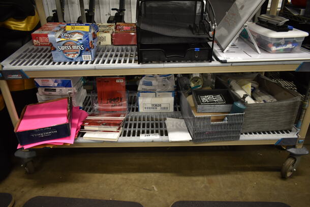 ALL ONE MONEY! Tier Lot of Various Items Including Pink and White Paper - Image 1 of 5