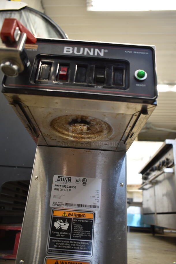 2010 Bunn CWTF15-TC Stainless Steel Commercial Countertop Coffee Machine w/ Hot Water Dispenser and Poly Brew Basket. 120 Volts, 1 Phase. - Image 6 of 6