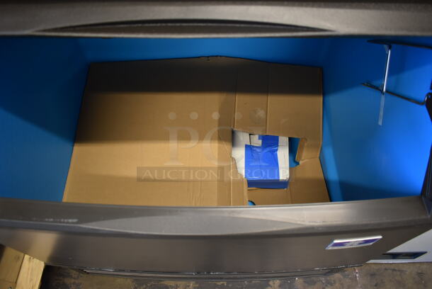 BRAND NEW SCRATCH AND DENT! 2023 Manitowoc UDF0310A-161B Stainless Steel Commercial Undercounter Self Contained Ice Machine. 115 Volts, 1 Phase.   - Image 6 of 9