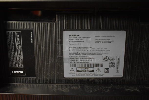 Samsung UN65NU6900 65" Television. 110-120 Volts, 1 Phase. Buyer Must Pick Up - We Will Not Ship This Item. Tested and Working! - Image 5 of 5