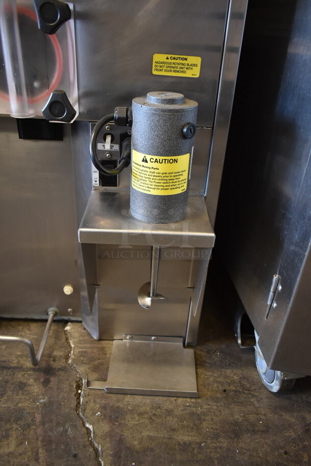 2016 Stoelting SF121-38I2 Stainless Steel Commercial Countertop Air Cooled 2 Flavor w/ Twist Soft Serve Ice Cream Machine w/ Mixing Head Attachment. 208-240 Volts, 1 Phase. - Image 6 of 7