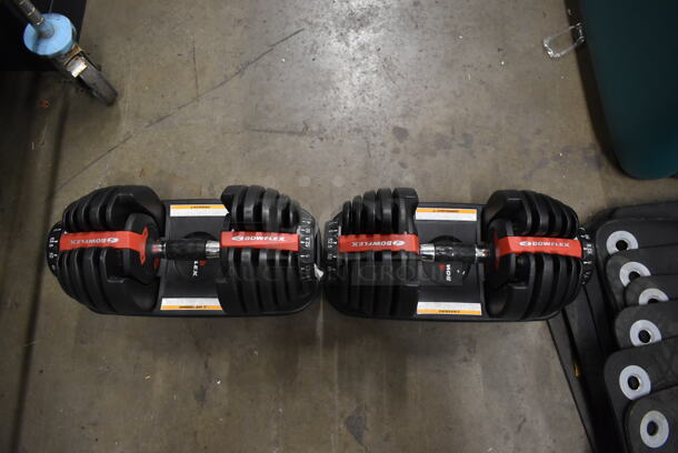 2 Bowflex Select a Size Dumbbells on Base. 2 Times Your Bid! - Image 5 of 8