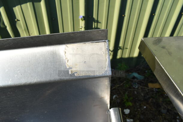 Eagle Stainless Steel Commercial 2 Bay Sink. No Legs. - Image 6 of 7
