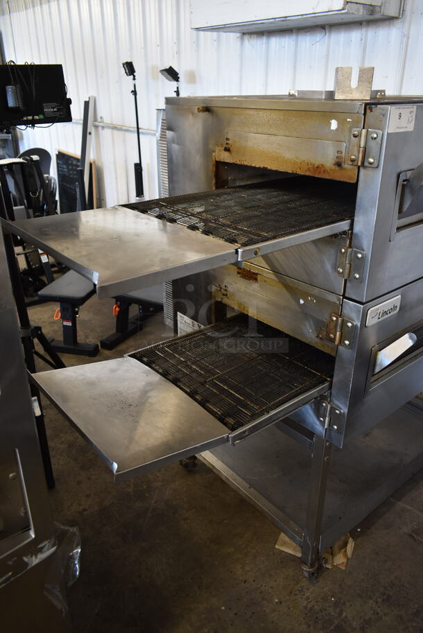 2 2016 Lincoln Impinger 1132-002-U-K1841 Stainless Steel Commercial Electric Powered Conveyor Pizza Oven on Commercial Casters. 208 Volts, 3 Phase. 2 Times Your Bid! - Image 4 of 7