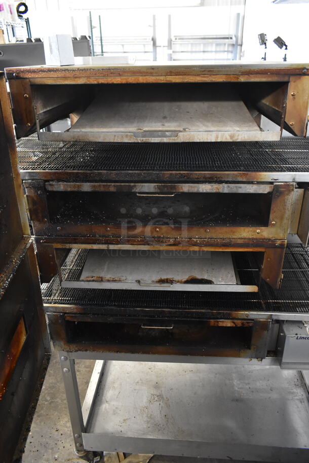 2 2016 Lincoln Impinger 1132-002-U-K1841 Stainless Steel Commercial Electric Powered Conveyor Pizza Oven on Commercial Casters. 208 Volts, 3 Phase. 2 Times Your Bid! - Image 5 of 7