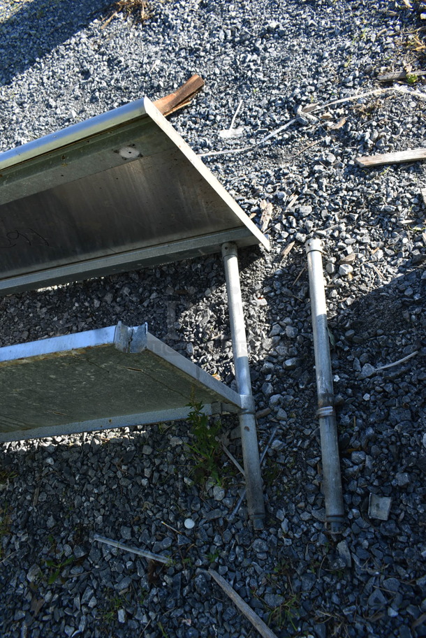Stainless Steel Table w/ Metal Under Shelf. - Image 2 of 7