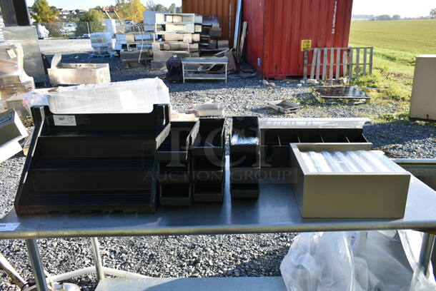 ALL ONE MONEY! Lot of Various Stands and Bins - Image 1 of 5