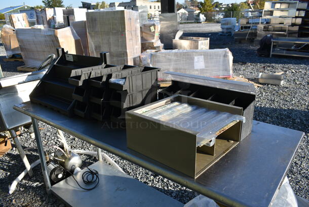 ALL ONE MONEY! Lot of Various Stands and Bins - Image 2 of 5