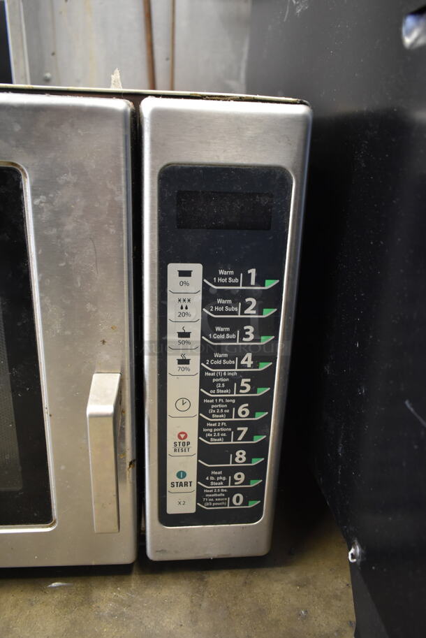 2011 Menumaster RFS12TSW Stainless Steel Commercial Countertop Microwave Oven. 120 Volts, 1 Phase. - Image 2 of 7