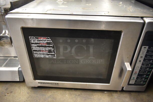 2011 Menumaster RFS12TSW Stainless Steel Commercial Countertop Microwave Oven. 120 Volts, 1 Phase. - Image 3 of 7