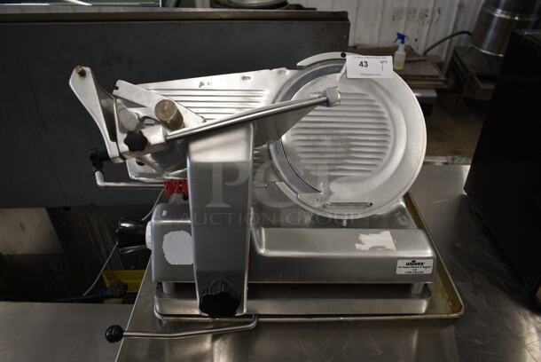 Univex 1000S Stainless Steel Commercial Countertop Meat Slicer. 115 Volts, 1 Phase. Tested and Does Not Power On - Image 1 of 10
