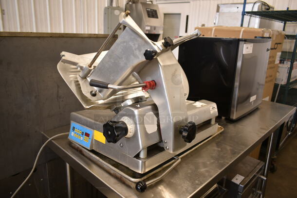 Univex 1000S Stainless Steel Commercial Countertop Meat Slicer. 115 Volts, 1 Phase. Tested and Does Not Power On - Image 3 of 10