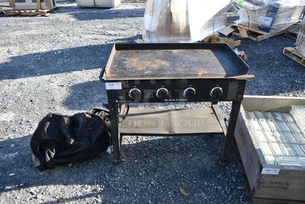 Black Stone 1554 Metal Propane Gas Powered  Outdoor Catering Flat Top Griddle. - Image 1 of 10