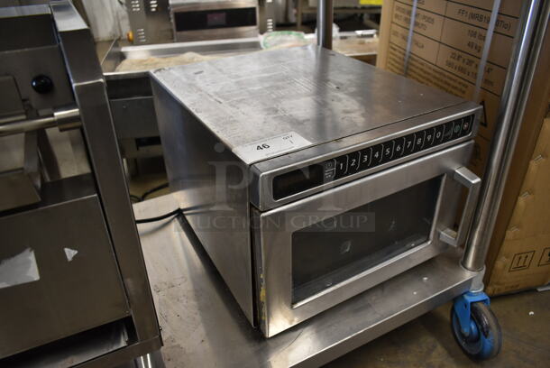 2018 Menumaster CRC21T2RLPF Stainless Steel Commercial Countertop Microwave Oven. 208/240 Volts, 1 Phase.  - Image 2 of 8