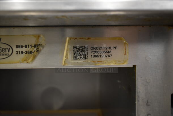 2018 Menumaster CRC21T2RLPF Stainless Steel Commercial Countertop Microwave Oven. 208/240 Volts, 1 Phase.  - Image 4 of 8