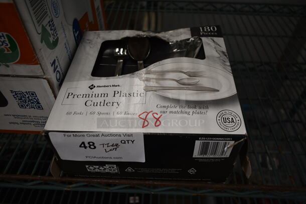 ALL ONE MONEY! Tier Lot of 3 Boxes; Brew Basket Filters, Toilet Paper and Plastic Cutlery.  - Image 2 of 4