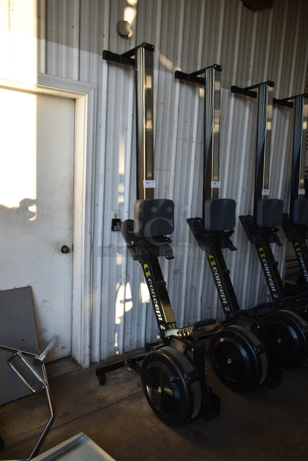 Concept 2 PM5 Metal Commercial Floor Style Indoor Rowing Exercise Machine. Stock Picture Used as Gallery. Tested and Working! - Image 2 of 11