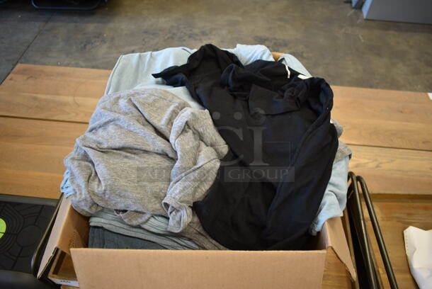 ALL ONE MONEY! Lot of Various Gray, Black and Light Blue Clothing - Image 3 of 4