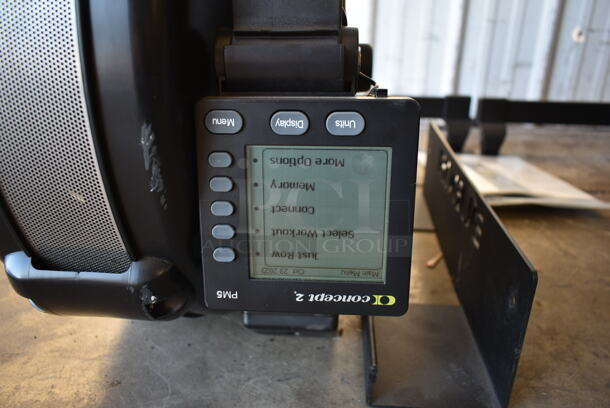 Concept 2 PM5 Metal Commercial Floor Style Indoor Rowing Exercise Machine. Stock Picture Used as Gallery. Tested and Working! - Image 5 of 11