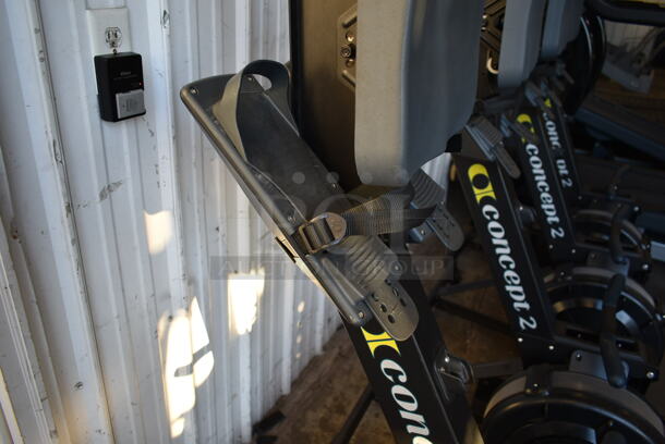 Concept 2 PM5 Metal Commercial Floor Style Indoor Rowing Exercise Machine. Stock Picture Used as Gallery. Tested and Working! - Image 8 of 11