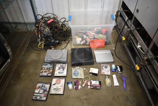 ALL ONE MONEY! Lot of Various Items Including PlayStation, Xbox 360, Video Games, Make Up and Candle Melts - Image 1 of 7