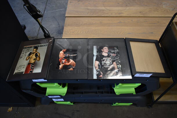 4 Frames; 3 Boxing Pictures. 4 Times Your Bid! - Image 1 of 6