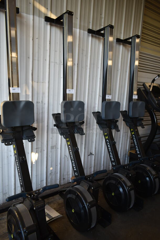 Concept 2 PM5 Metal Commercial Floor Style Indoor Rowing Exercise Machine. Stock Picture Used as Gallery. Tested and Working! - Image 3 of 12