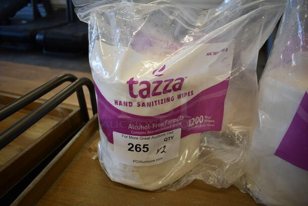 ALL ONE MONEY! 2 Bags of Tazza Hand Sanitizer Wipes - Image 2 of 3