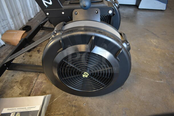 Concept 2 PM5 Metal Commercial Floor Style Indoor Rowing Exercise Machine. Stock Picture Used as Gallery. Tested and Working! - Image 9 of 12