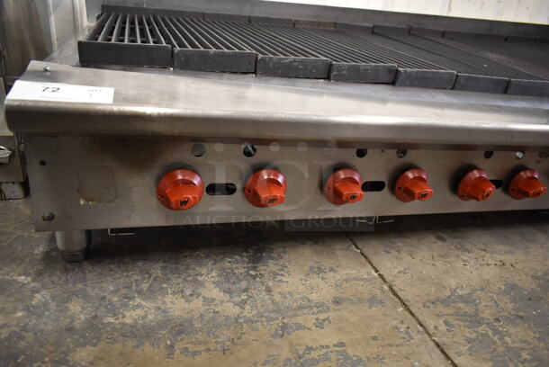 Stainless Steel Commercial Countertop Natural Gas Powered Charbroiler Grill. - Image 6 of 8