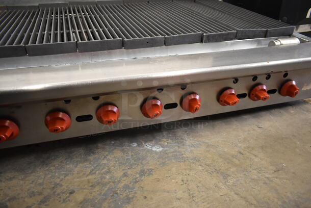 Stainless Steel Commercial Countertop Natural Gas Powered Charbroiler Grill. - Image 7 of 8