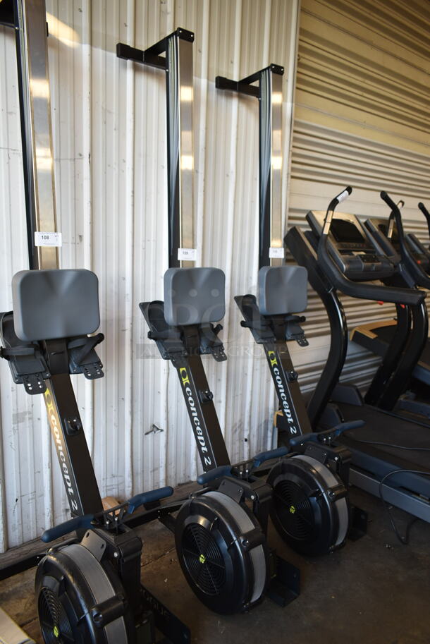 Concept 2 PM5 Metal Commercial Floor Style Indoor Rowing Exercise Machine. Stock Picture Used as Gallery. Tested and Working! - Image 2 of 11