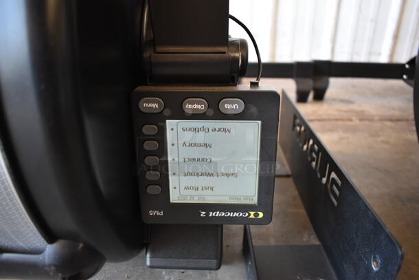 Concept 2 PM5 Metal Commercial Floor Style Indoor Rowing Exercise Machine. Stock Picture Used as Gallery. Tested and Working! - Image 6 of 11