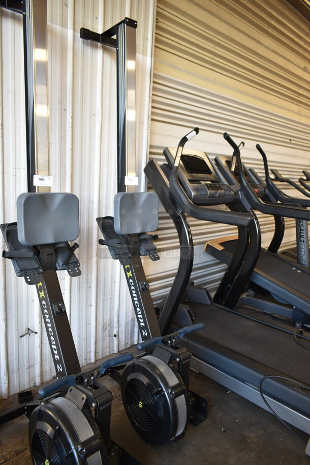 Concept 2 PM5 Metal Commercial Floor Style Indoor Rowing Exercise Machine. Stock Picture Used as Gallery. Tested and Working! - Image 2 of 11