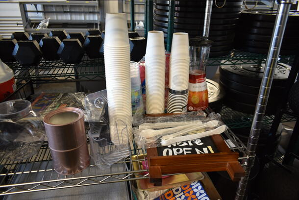 ALL ONE MONEY! Tier Lot of Various Items Including Kotex Tampons and Disposable Cups - Image 4 of 4