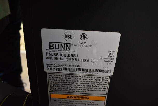 2015 Bunn IMIX-5S Metal Commercial Countertop Cappuccino Machine. 120 Volts, 1 Phase.  - Image 6 of 6