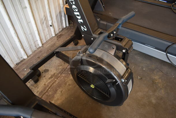 Concept 2 PM5 Metal Commercial Floor Style Indoor Rowing Exercise Machine. Stock Picture Used as Gallery. Tested and Working! - Image 7 of 11