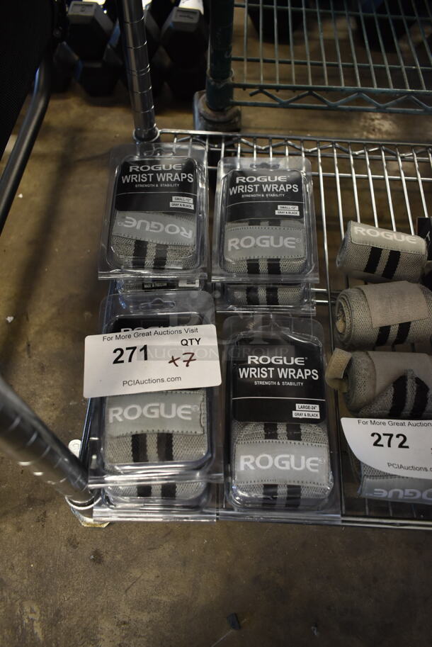 7 BRAND NEW! Rogue Wrist Wraps. 7 Times Your Bid! - Image 1 of 3