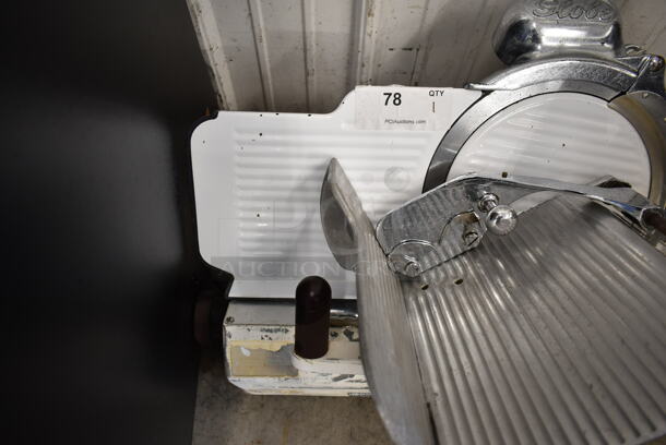 Globe Stainless Steel Commercial Countertop Automatic Meat Slicer w/ Blade Sharpener. 115 Volts, 1 Phase. Tested and Working! - Image 2 of 6