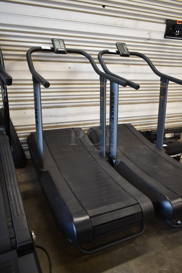 Assault Fitness Metal Commercial Floor Style Air Runner Self Powered Treadmill. - Image 1 of 6