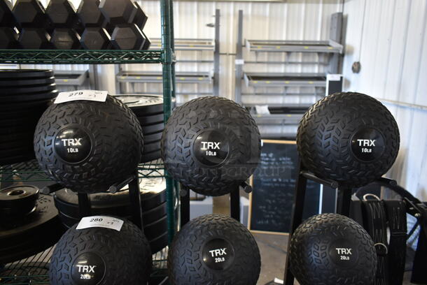 3 TRX 10 Pound Medicine Balls. 3 Times Your Bid! - Image 1 of 3