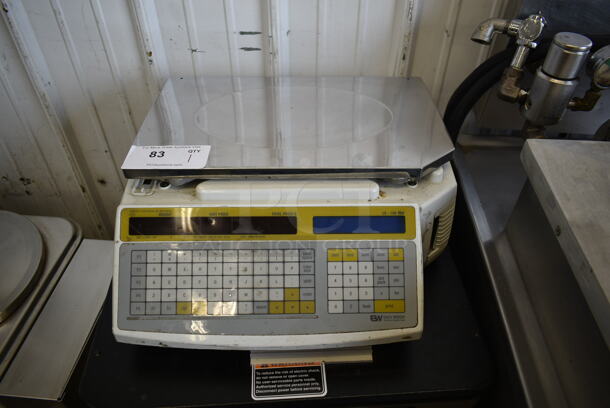 Easy Weigh LS-100 Metal Commercial Countertop 30 Pound Capacity Food Portioning Scale. Tested and Working! - Image 1 of 9