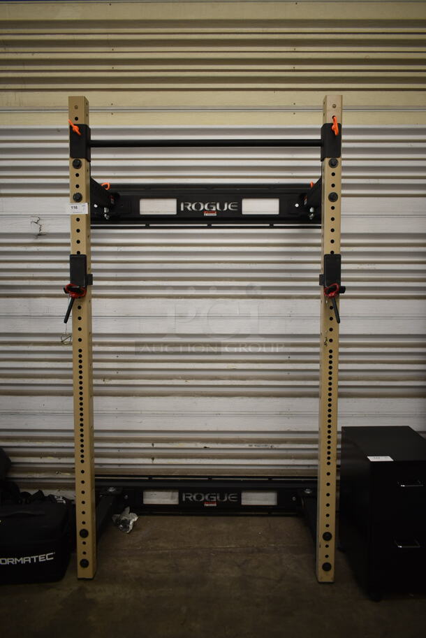Rogue Metal Commercial Wall Mount Foldable Work Out Station. - Image 1 of 12