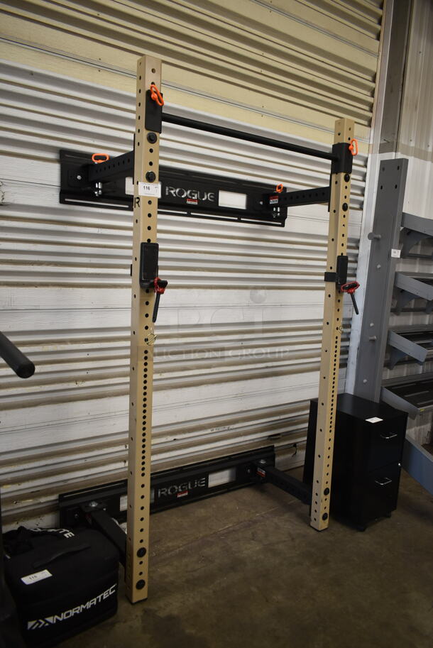 Rogue Metal Commercial Wall Mount Foldable Work Out Station. - Image 2 of 12