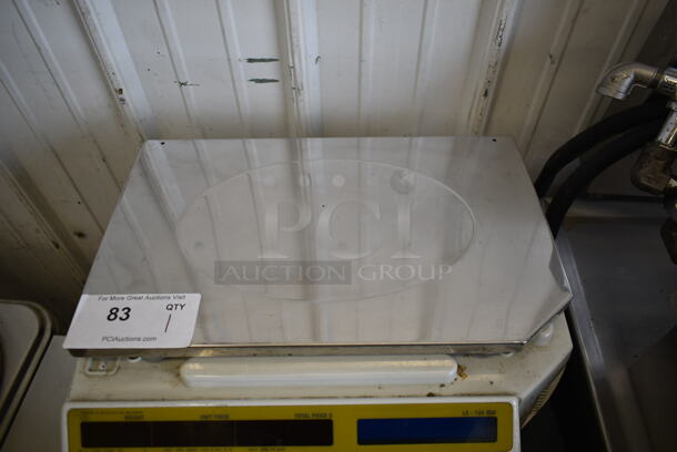 Easy Weigh LS-100 Metal Commercial Countertop 30 Pound Capacity Food Portioning Scale. Tested and Working! - Image 3 of 9